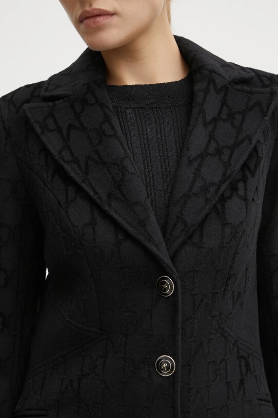 Vlněný kabát Marciano Guess LINDA 4BGL03.7177A černá