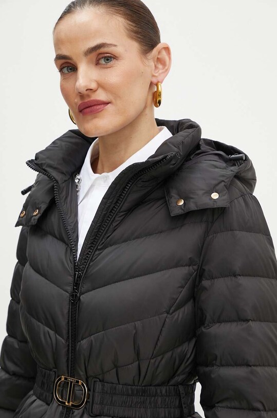 Twinset geaca de puf negru 242TP2182