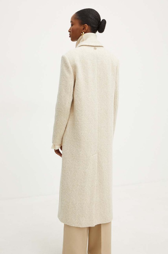 Odjeća Kaput s primjesom vune Twinset 242TP2670 bež