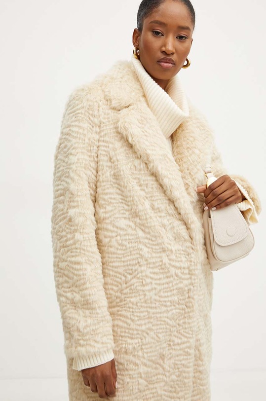 Twinset płaszcz beżowy 242TP2094