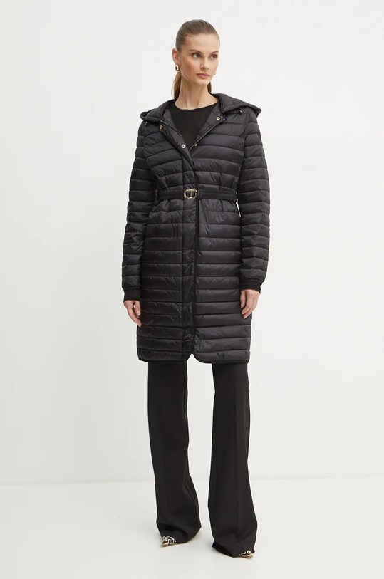 Куртка Twinset с капюшоном чёрный 242TP2421