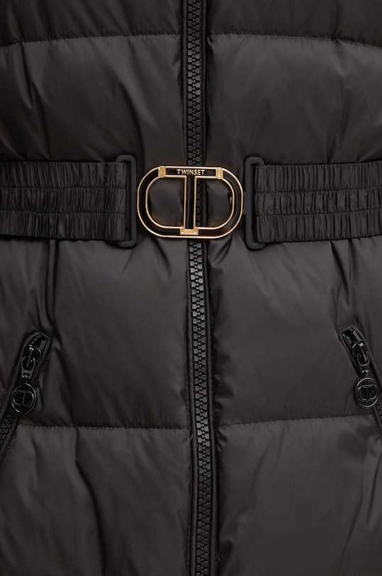 Péřová bunda Twinset 242TP2183 černá