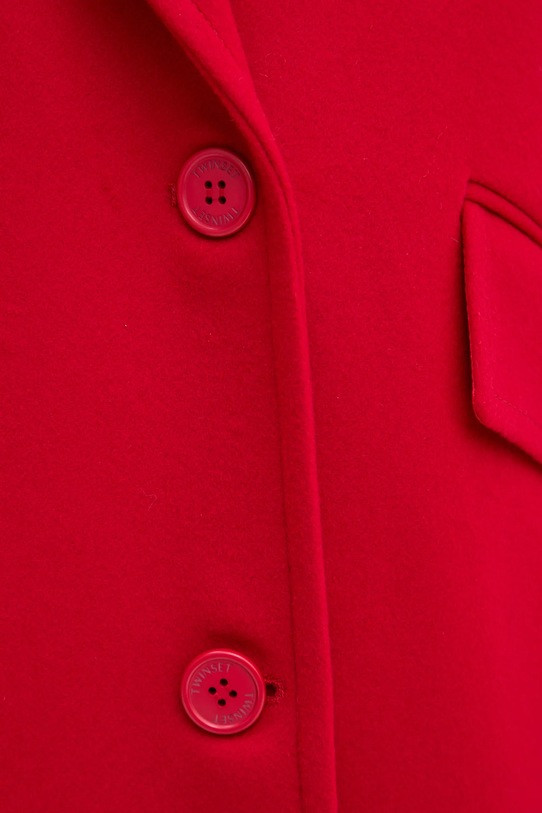 Volnen plašč Twinset 242TT2203 rdeča