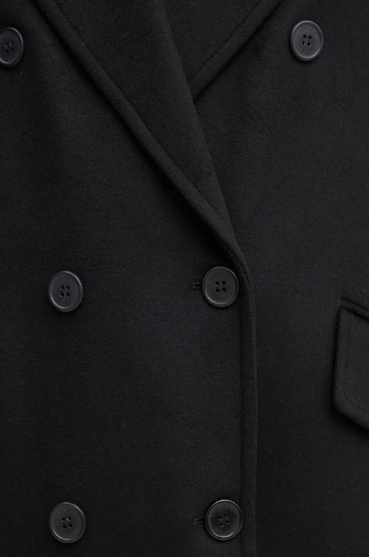 Вовняне пальто Twinset 242TT2203 чорний
