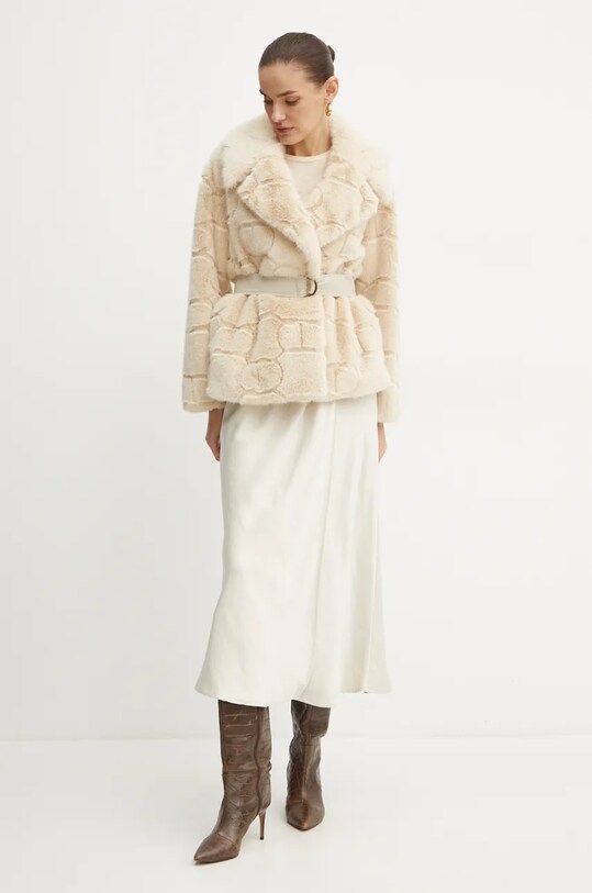 Пальто Twinset 242TT2031 бежевый AW24