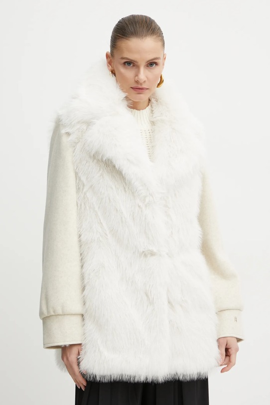 Twinset kurtka bez kaptura beżowy 242AT2080