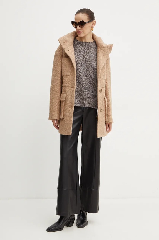 Пальто Twinset 242AT2071 бежевий AW24