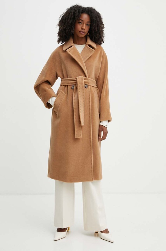 Marella płaszcz wełniany 2423016082200 beżowy AW24