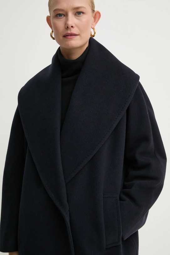 Marella płaszcz wełniany granatowy 2423086072200