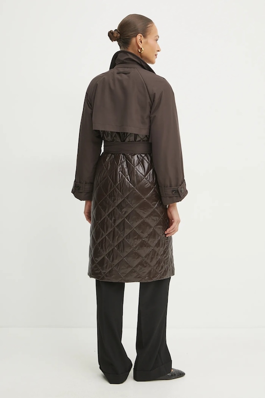 Одежда Двусторонний плащ Marella 2423496015200 коричневый