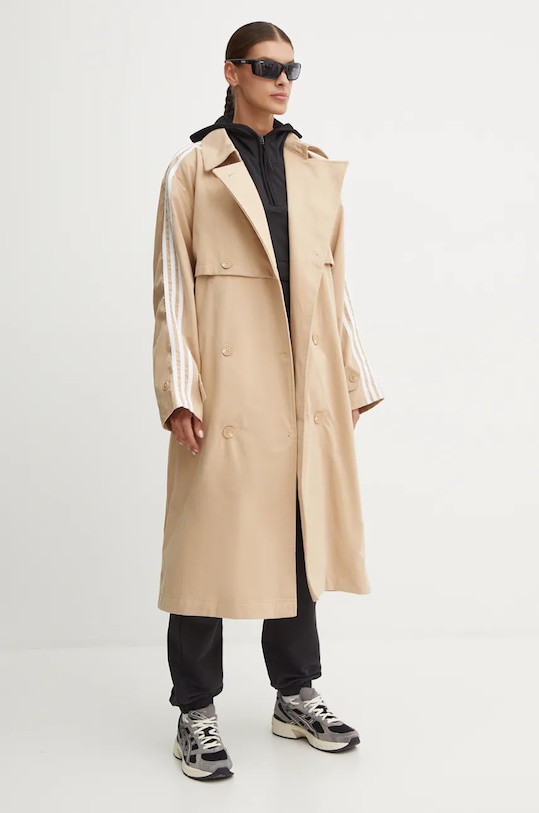 Καμπαρντίνα adidas Originals Adicolor άλλο μπεζ IZ0382