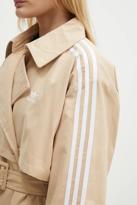 adidas Originals trench coat Adicolor beige IZ0382