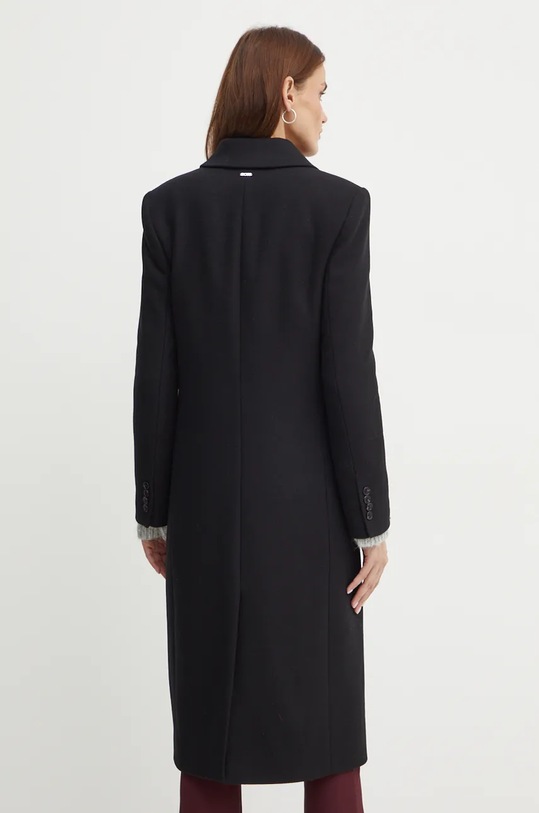 Одежда Шерстяное пальто BOSS 50524975 чёрный