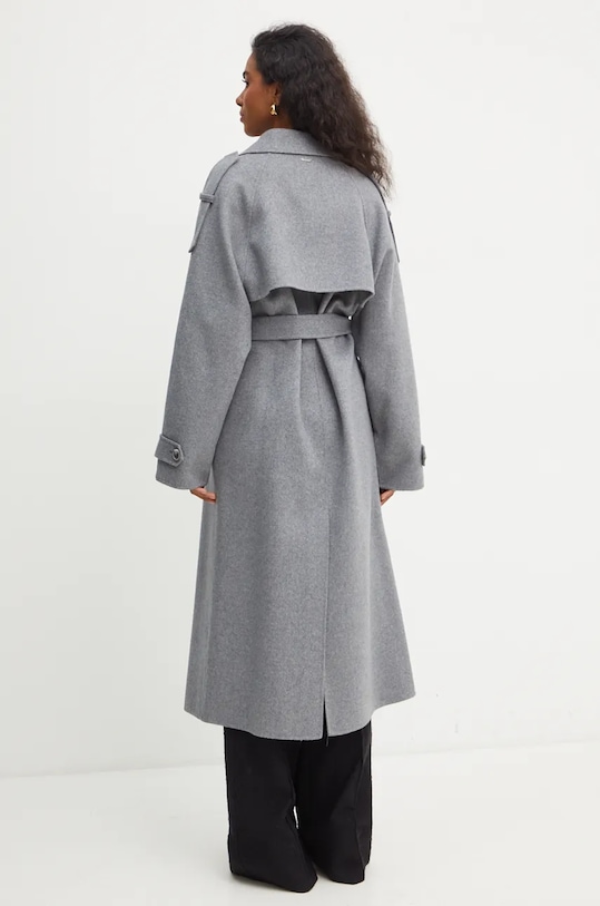 Odjeća Vuneni kaput BOSS 50525004 siva