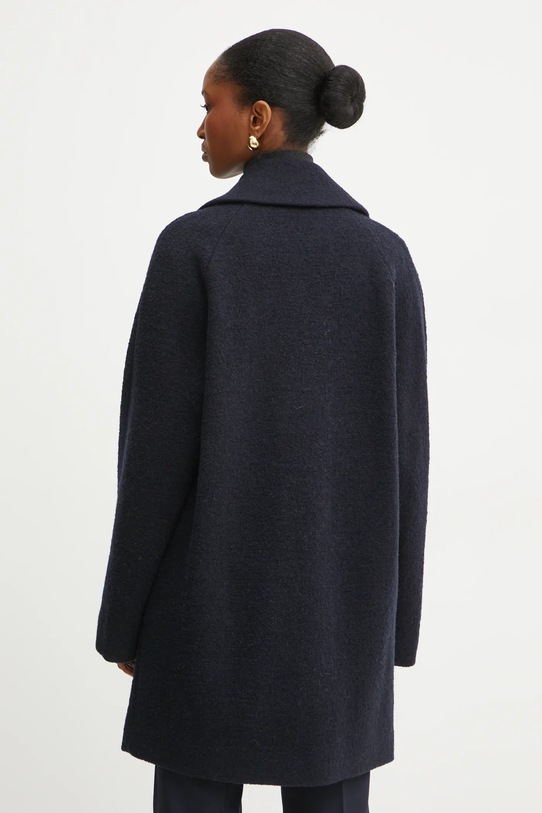 Odzież BOSS płaszcz wełniany 50530199 granatowy