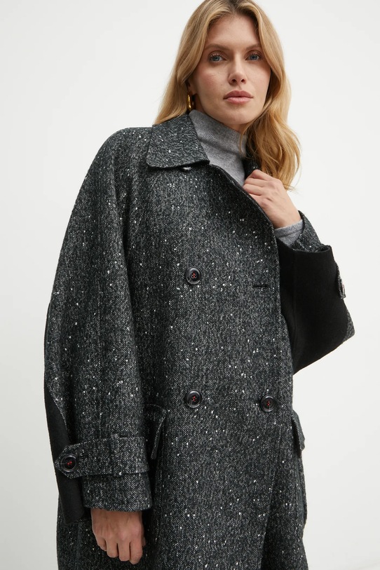 Пальто с примесью шерсти MAX&Co. 2426016014200 серый