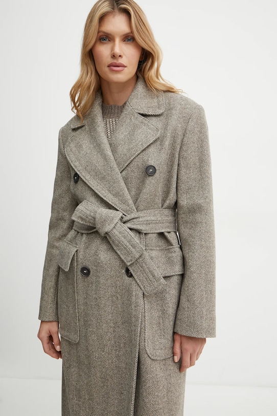 Vuneni kaput MAX&Co. vuna smeđa 2426016054200