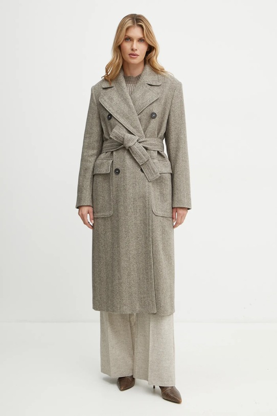 Vuneni kaput MAX&Co. smeđa 2426016054200