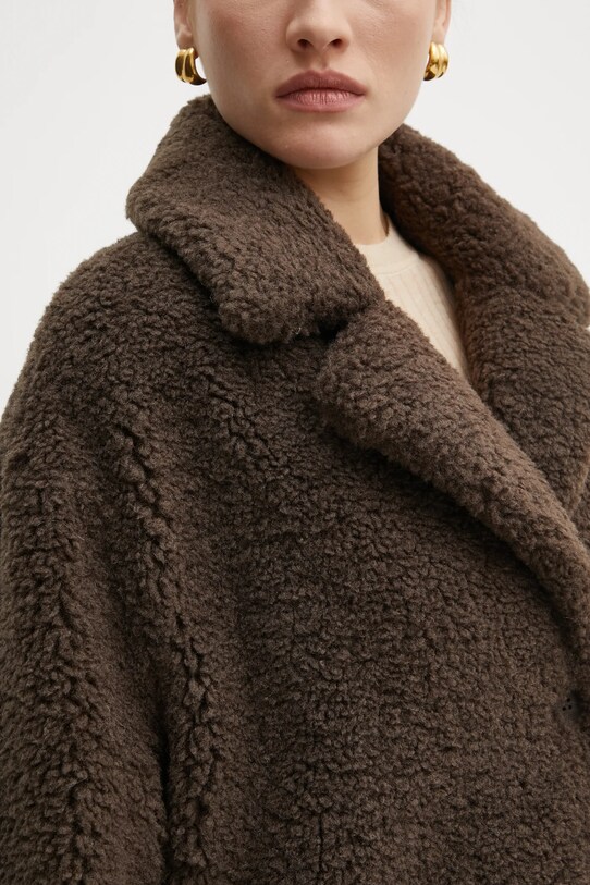 Guess płaszcz ALINA brązowy W3BL86.WF2C2