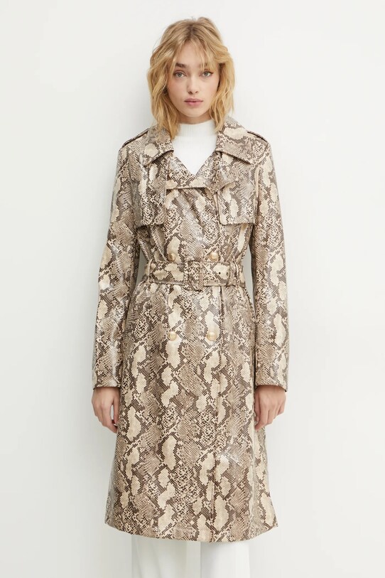 Тренч Guess BRIANA без капюшона бежевий W4BL06.WGHP0