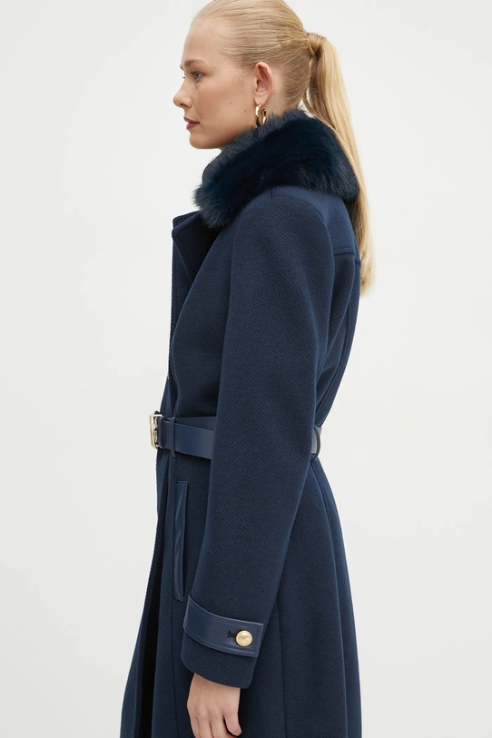 Παλτό Guess AMELIA σκούρο μπλε W4BL46.WGKI2