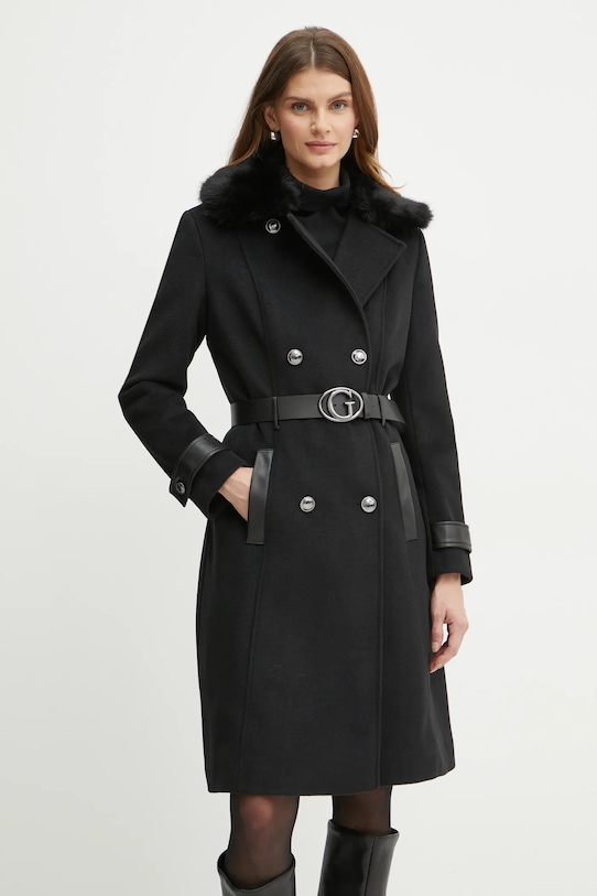 Kaput Guess AMELIA bez tople podstave crna W4BL46.WGKI2