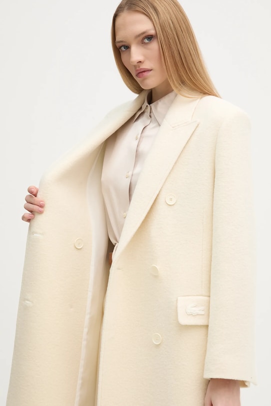 Lacoste płaszcz wełniany BF3527