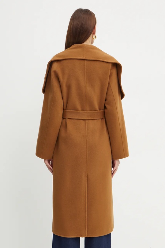 Ρούχα Μάλλινο παλτό Ivy Oak IO111048 καφέ