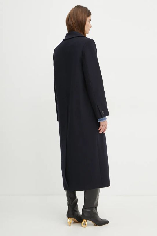 Oblečenie Vlnený kabát Ivy Oak IO111135 tmavomodrá