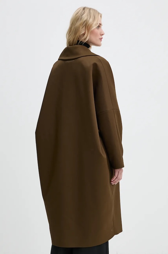 Oblečení Kabát MM6 Maison Margiela S62AA0087.M35222 zelená