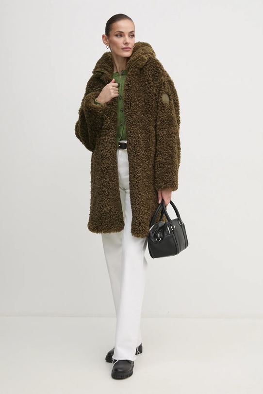 Save The Duck giacca ANGELICA D42035W.CURL19 verde AW24