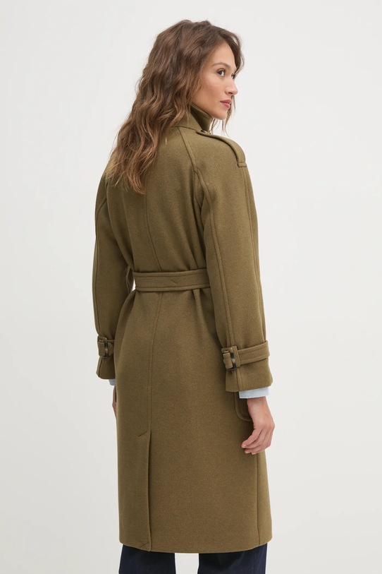 Abbigliamento Sisley cappotto con aggiunta di lana 22USLN055 verde