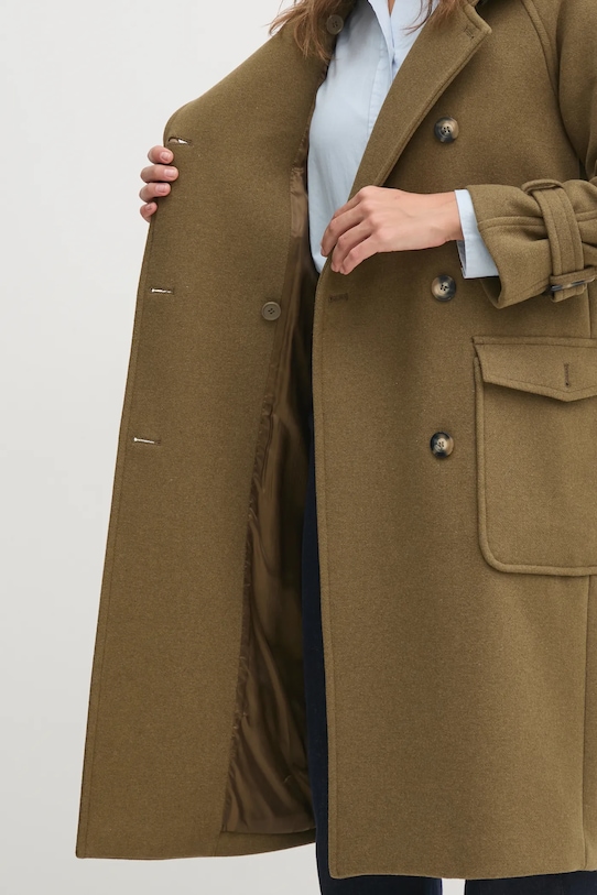 Sisley cappotto con aggiunta di lana 22USLN055