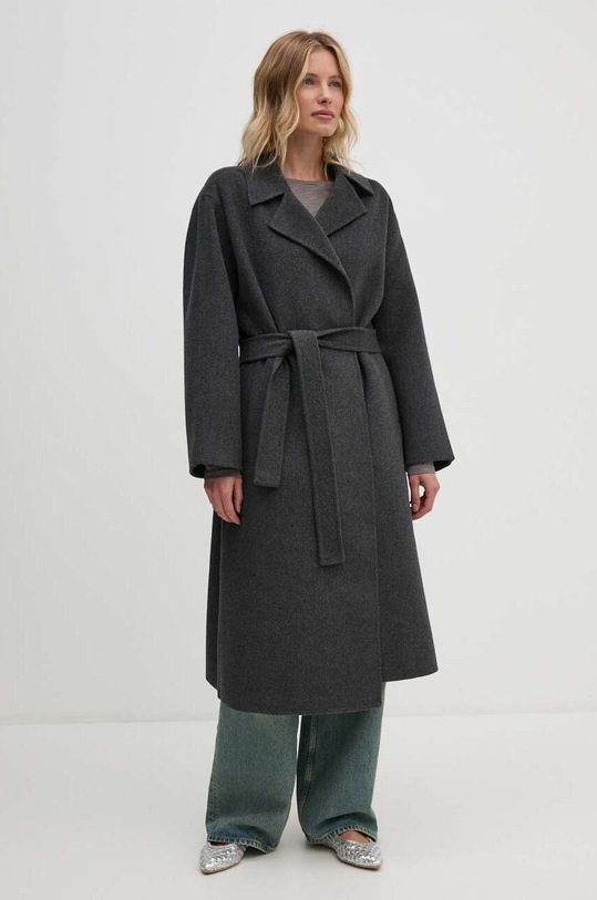Kabát Calvin Klein šedá 00040WL571
