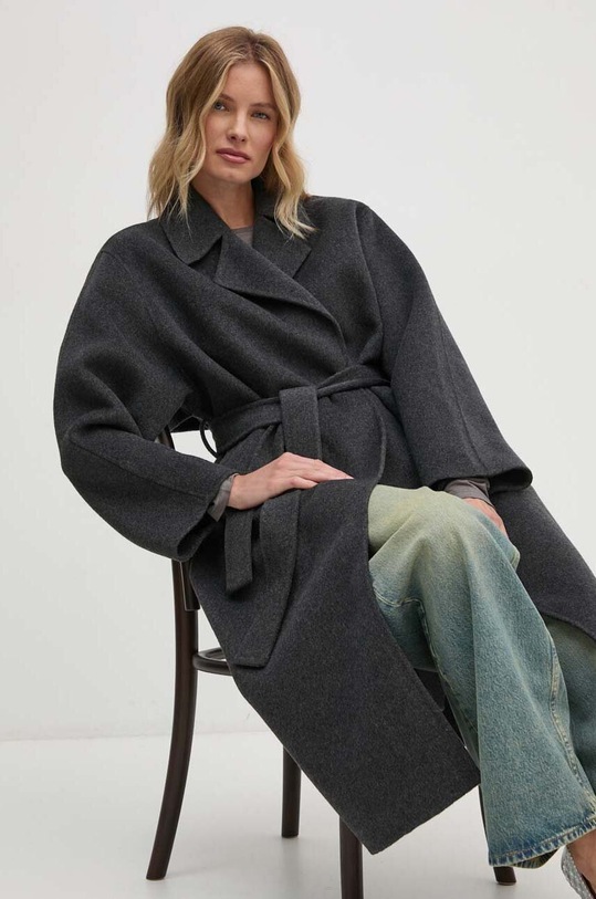 Kabát Calvin Klein 00040WL571 šedá
