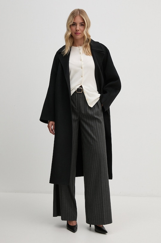 Kabát Calvin Klein 00040WL571 čierna AW24