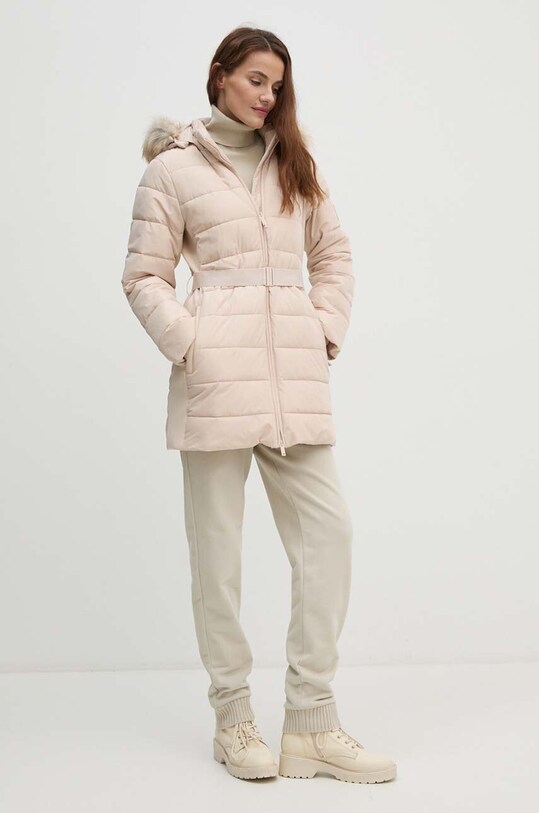 Bunda Calvin Klein zateplené béžová K20K207726
