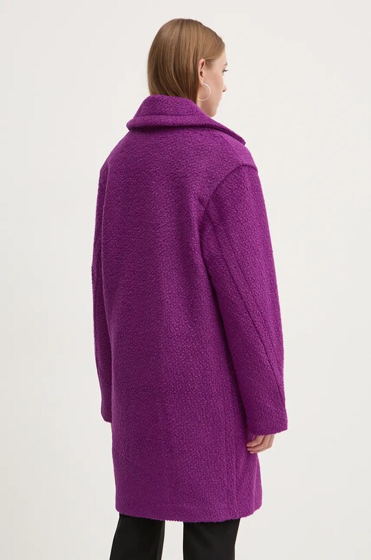 Îmbrăcăminte Desigual palton din lana AMBERES 24WWEW50 violet