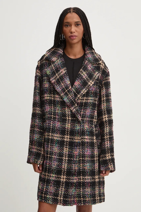 Desigual cappotto con aggiunta di lana CORCEGA non isolato nero 24WWEWAW