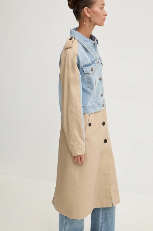 Пальто Desigual RIGA 24WWEWBU бежевый