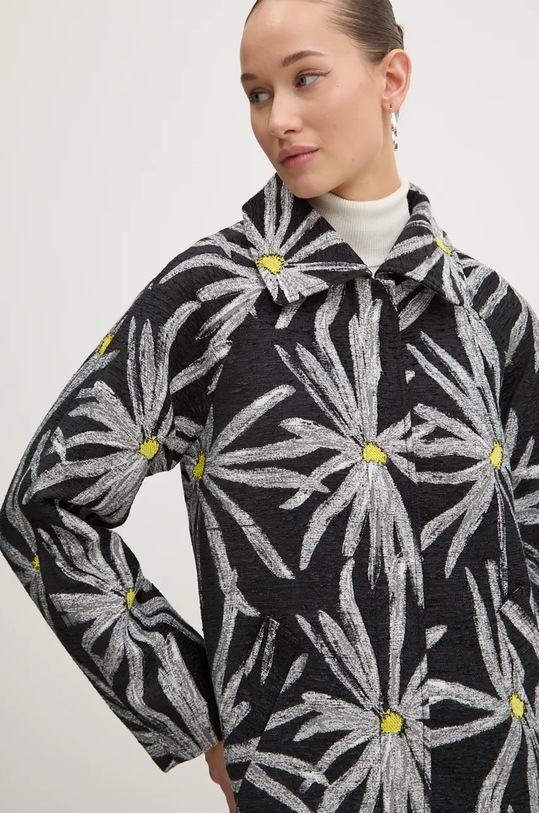 Παλτό Desigual MARGA μαύρο 24WWEWBJ