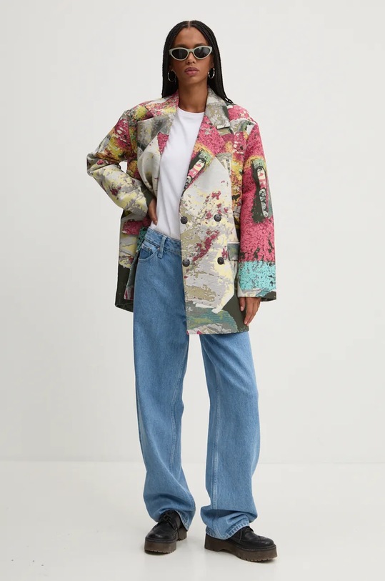 Plašč Desigual POSTER 24WWEW63 pisana AW24