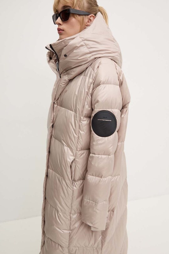 Μπουφάν με επένδυση από πούπουλα MMC STUDIO PL MILA MILA.COAT μπεζ AA00