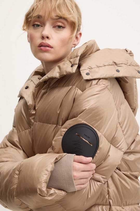 Páperová bunda MMC STUDIO PL ICELAND ICELAND.COAT béžová