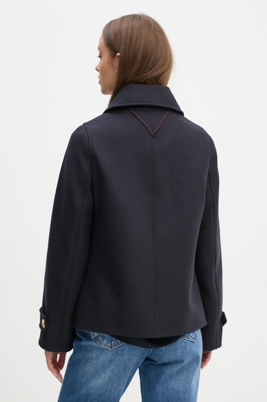 Oblečení Vlněný kabát Tommy Hilfiger WW0WW42632 námořnická modř