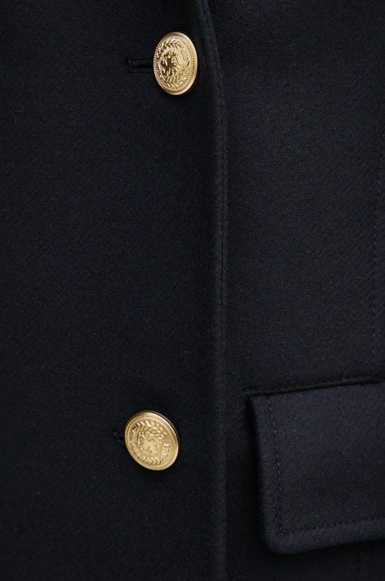 Vuneni kaput Tommy Hilfiger WW0WW42732 mornarsko plava