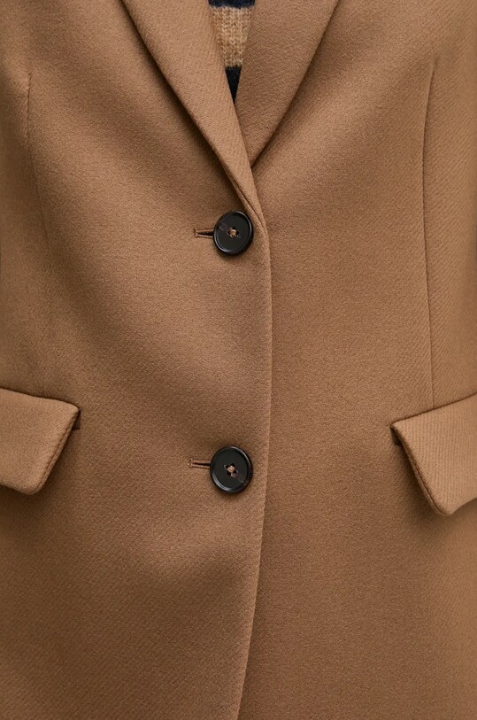 Vlnený kabát Tommy Hilfiger WW0WW42738