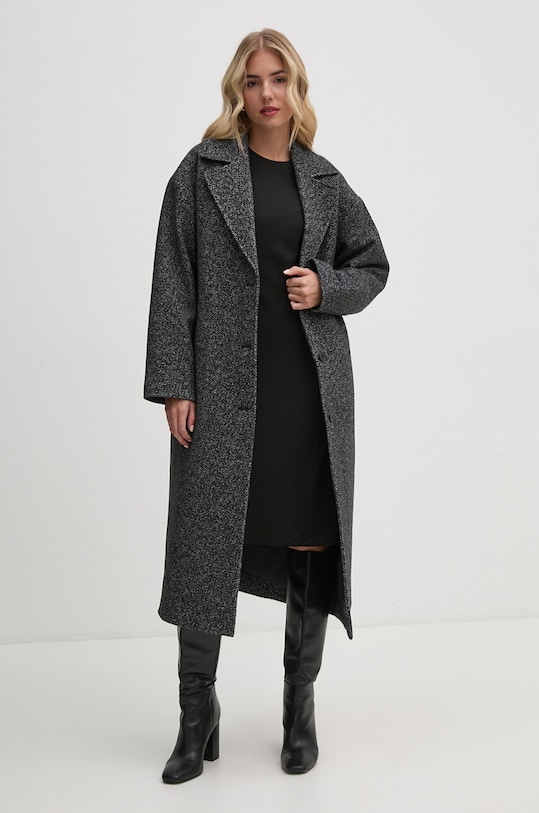 Calvin Klein Jeans palton de lana J20J224618 gri AW24