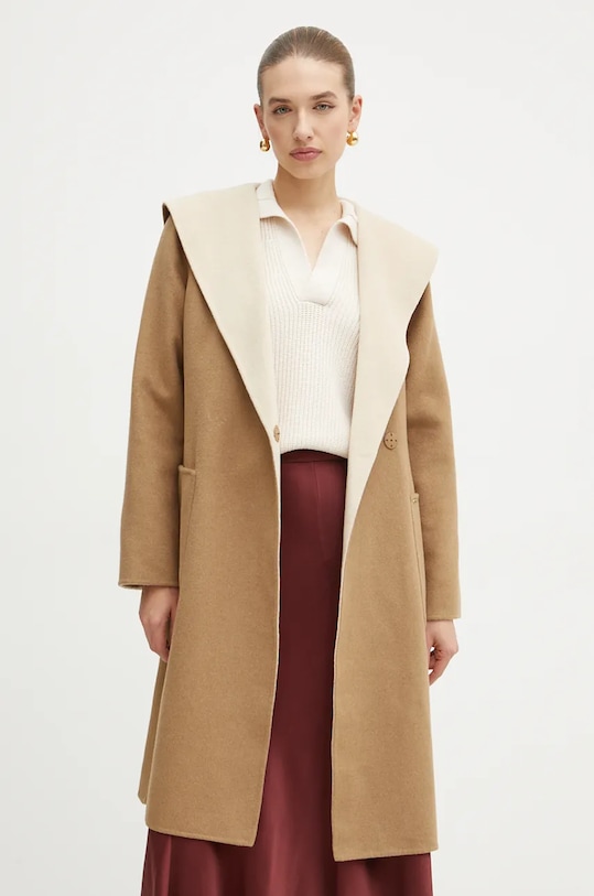 Oboustranný vlněný kabát MICHAEL Michael Kors 77B6510M22