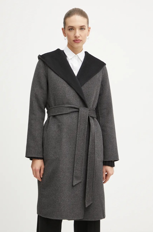 MICHAEL Michael Kors palton din lână pe două fețe 77B6510M22 negru AW24